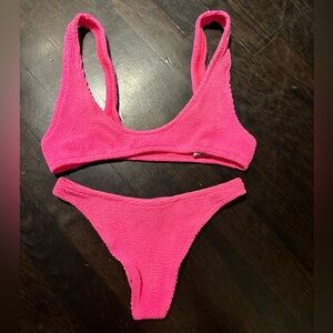 MC2 Saint Barths Hot Pink Crinkle Bikini
